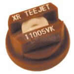Tobera estándar, doble, chorro plano XR 110° 05 marrón cerámica TeeJet