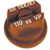 Tobera estándar, doble, chorro plano XR 110° 05 marrón plástico TeeJet