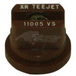 Tobera estándar, doble, chorro plano XR 110° 05 marrón acero inoxidable TeeJet