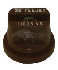 Tobera estándar, doble, chorro plano XR 110° 05 marrón acero inoxidable TeeJet