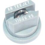 Tobera estándar, doble, chorro plano XR 110° 06 gris acero inoxidable TeeJet