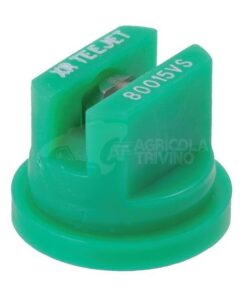 Boquilla estándar, doble, chorro plano XR 80° 015 verde acero inoxidable TeeJet