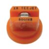 Boquilla estándar, doble, chorro plano XR 80° 01 naranja acero inoxidable TeeJet