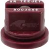 Boquilla estándar, doble, chorro plano XR 80° 03 azul acero inoxidable TeeJet