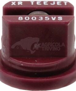 Boquilla estándar, doble, chorro plano XR 80° 03 azul acero inoxidable TeeJet