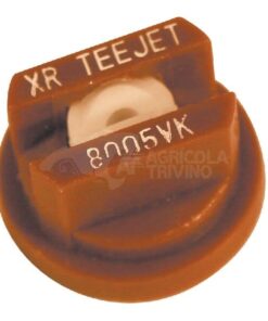 Boquilla estándar, doble, chorro plano XR 80° 05 marrón cerámica TeeJet