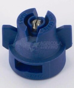 Tobera estándar, doble, chorro plano XRC 110° 03 azul acero inoxidable TeeJet