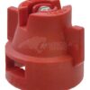 Tobera estándar, doble, chorro plano XRC 110° 04 rojo acero inoxidable TeeJet