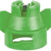 Boquilla estándar, doble, chorro plano XRC 80° 015 verde acero inoxidable TeeJet