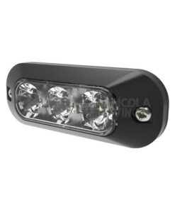 Directional flasher 3 LED 12/24V red
