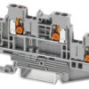Double-level terminal block