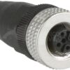 M12 C.+conect M12 hem., dch, 4