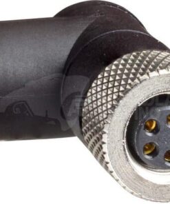 Conector M8, 4P, acodado