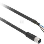 Cable sensor, rec.M8,4 pol,5m