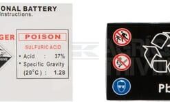 Batería 12 V 30 Ah, 300 A, Kramp