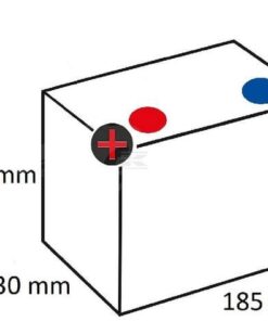 Batería 12 V 30 Ah, 300 A, Kramp