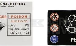 Batería 12 V 24 Ah, 260 A, Kramp