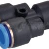 Racor de inserción a presión en Y, 10 mm