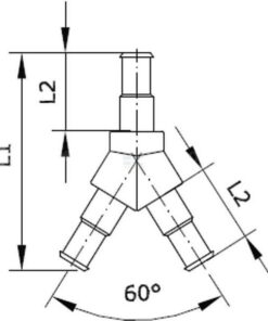 Conector en Y 3 Conector en Y