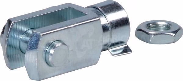 Horquilla hembra con clip y pasador  M16x1,5