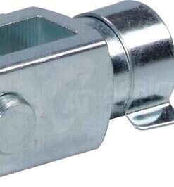 Horquilla hembra con clip y pasador M8