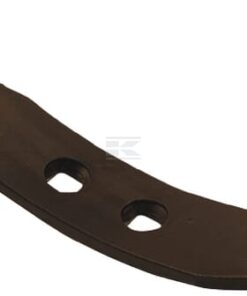 Punta de cultivador 256 x 50 x 8 mm reversible, curvada, 2 orificios, válida para John Deere