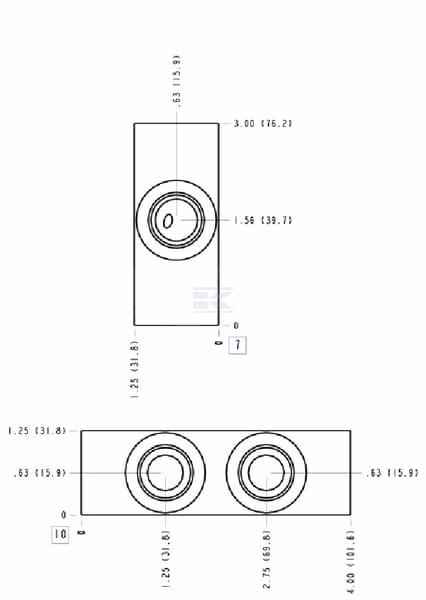 Carcasa YEV-S 2 T11A 1/2" BSP 4 Carcasa YEV-S 2 T11A 1/2" BSP