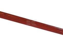 Diente cargadora frontal, recto, sección doble-Tde 36 x 810 mm, punta afilada, rojo, con tuerca de M22 x 1,5 mm, SHW
