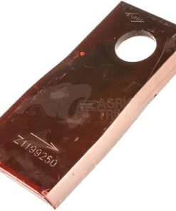 Cuchilla izda. de segadora 107 x 48 x 4 mm orificio Ø 18,50 mm adecuada para Kuhn