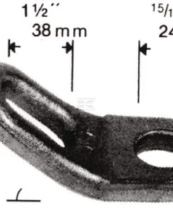 Placa de unión 30°