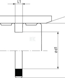 Empaquetadura pistón 70x59x4.2mm Hallite