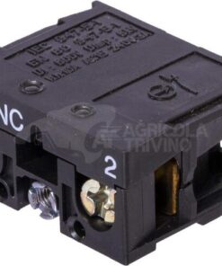 Bloque de contacto, Ø 22mm, 1 NC, terminales roscadas
