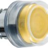 Pulsador de goma amarillo