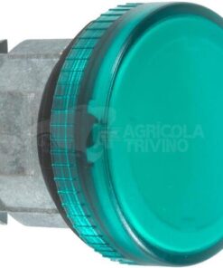 Elemento frontal con indicador luminoso verde