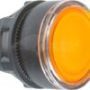 Pulsador iluminado amarillo
