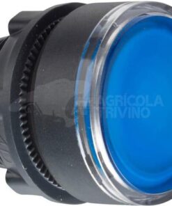 Pulsador iluminado azul