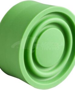 Tapa de goma de puls. verde