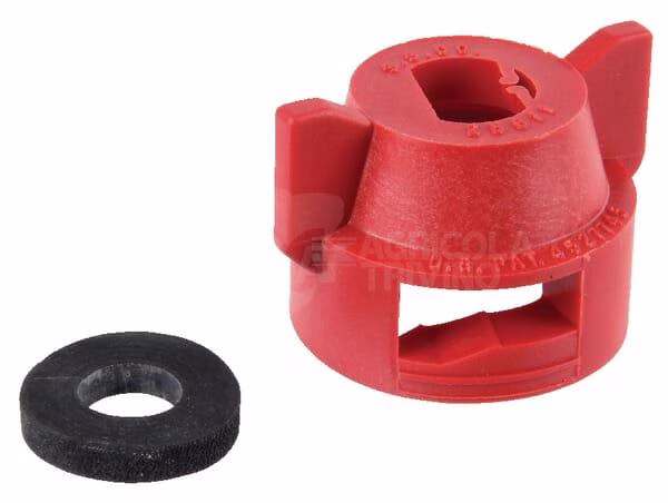 Tapón de boquilla con junta SW 8 rojo