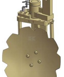 Arado de discos Ø 400 mm con ajuste de ángulo derecha/izquierda