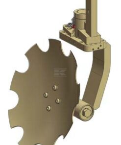 Arado de discos Ø 400 mm con ajuste de doble ángulo RH