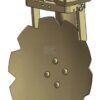 Arado de discos ø 400 mm con ajuste de ángulo y soporte LUV derecho