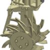 Rotocultivador de estrella rotativa, triple con ajuste de patrón de agujeros y soporte derecho 5 Rotocultivador de estrella rotativa, triple con ajuste de patrón de agujeros y soporte derecho