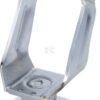 Horquilla giratoria con placa 3,00x4 perno M12x110