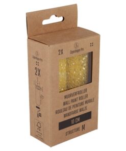 Wall paint roller IV star, Structure 10mm  10cm (2x)