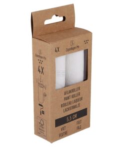 Paint roller V star, Felt 5mm  5,5cm (4x)