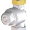 Boquilla con tuerca BSP de 1/4", diafragma FKM, junta tórica y tapa BSP de 3/8"