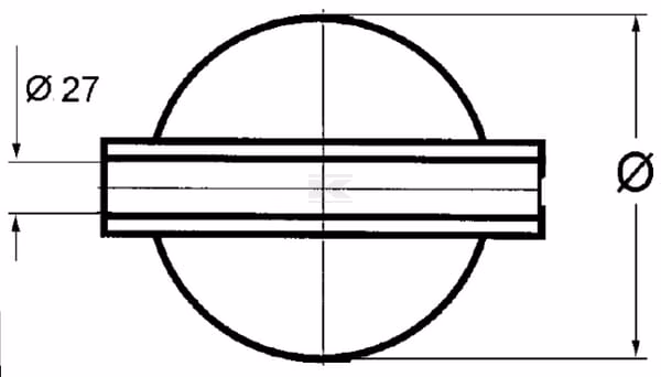 Bola flotador PVC 200 mm