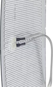 Espejo principal de cristal 252, radio 1800, calefactado 24V