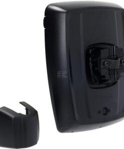 Espejo 1009, radio 1200, izquierda/derecha, 12v, conexión tubo vertical Ø18-22 mm