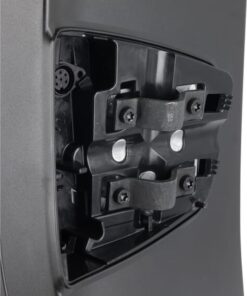 Espejo gran angular 1036, radio 1200/300, derecha, calefactado 12V, vertical Ø22 mm
